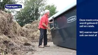 Mestcontainer Paardenmest Container Klep en Zeil
