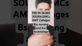 SKIMS SOURA BSC NURSING/TECHNOLOGY,GMC &para;FEE STRUCTURE 🥼