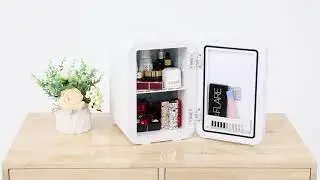 Fullwatt 8 portable beauty fridge with heating function