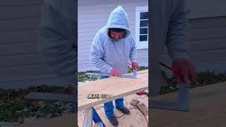 Measuring Build Stairs Stringer and  Cutting   #build  #stairs #construction #framing #diy