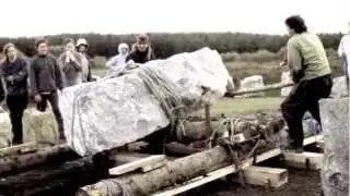 Earthsong Camp - Creating a stone circle project, Ireland 2011