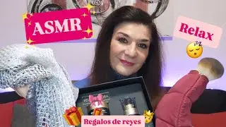 ASMR UNBOXING /Te relajo 😊 enseñándote mis 🎁 regalos 🎁 de Reyes 👑  Para dormir 😴