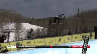 Arielle Gold's 3rd place run at the Burton US Open 2013 - Halfpipe Finals