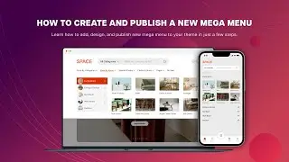 How to publish designed menu with the Globo mega menu app