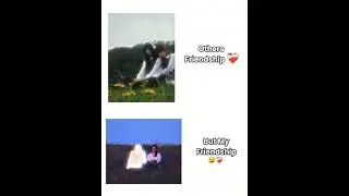 OTHERS VS MY FRIENDSHIP #othersvsme #reality #relatable #friends #imagination