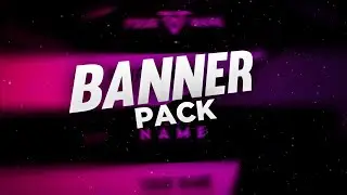 YouTube Channel Banner Pack (Free) | No Text + Pixellab Banner Template