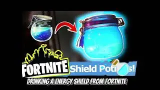 Drinking a energy shield potion 🧪😋