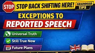 Reported Speech Exceptions Explained | Part-III | Stop Losing Exam Marks | English Grammar in Pashto