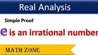 e is an irrational number