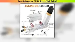 68105583AF Aluminum Oil Cooler for Jeep Grand Cherokee Dodge Durango 3.6L Journey