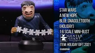 STAR WARS: A NEW HOPE&trade; - Blue Snaggletooth&trade; Mini Bust - 2021 Holiday Gift Exclusive | GG360