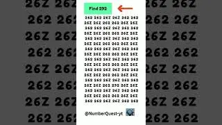 Only Geniuses Can Spot the Odd Number Out! 👀🔥   967