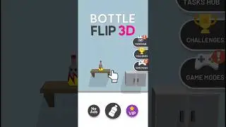 3D flip Bottle Gameplay #short #flipgames #3dflipgames #bottlegames