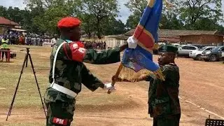 lubumbashi/Le général Eddy kapend a reçu l'étendard de commandement de la 22e region militaire FARDC