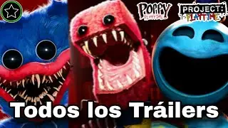 Poppy Playtime y Project Playtime | Todos los Trailers (2021 - 2025)