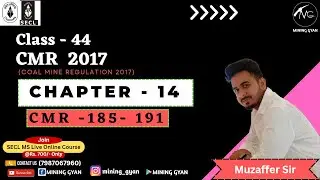 MS OM || CMR Lecture 44 || Chapter 14.2 ||  || CMR 2017 || Mining Gyan  || SECL MCL WCL