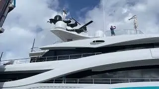 Super Yacht GO - Capri Sun - Saint Maarten Feb 2023 Simpson Bay Bridge