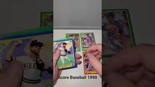 Score Baseball Cards 1990 #mlb #baseball #baseballcards #opening #1990s #cards