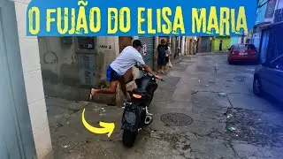 NÃO AGUENTOU NO TOQUE E CORREU PARA A VIELA.
