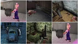 Keplerians & Dvlopers Game Over Scenes In 3rd Person View | Mr Meat 2 vs Ice Scream 6 vs Granny 2