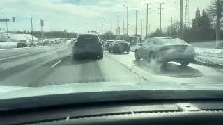 Mississauga to Toronto ￼Watch till end 🚨share and subscribe #roadtrip #dasi #youtube #viral 