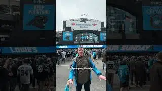 UNC ALMOST RAN OFF WITH THE MIC😭‼️@panthers @cam @espn @nfl #panthers #nfl #football #shorts