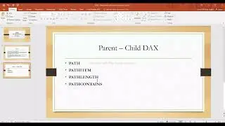 #powerbi  #dax #tutorial | Parent Child function using #dax | #hierarchy in DAX