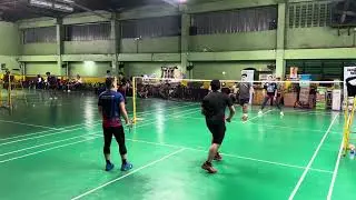 Team Badlite Christmas Badminton Tournament 2025 Kevin Revilla and Max Cachero Game 3 (12-06-2025)
