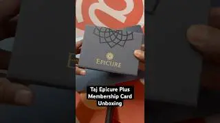Taj Epicure Plus Membership Card Unboxing | HSBC Premier