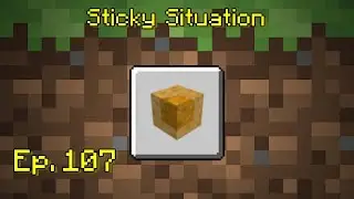 Minecraft Bedrock Achievement Tutorial #107: Sticky Situation