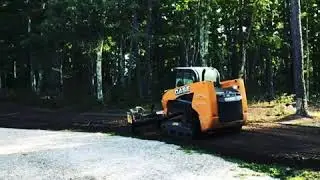 Case tr310 Harley raking