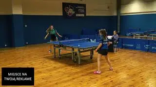Ilona Sztwiertnia vs Natalia Gaworska | Drużynowy Puchar Polski | #tenisstołowy