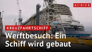 Groß, komplex, umstritten: Der Bau eines Kreuzfahrtriesen in Italien