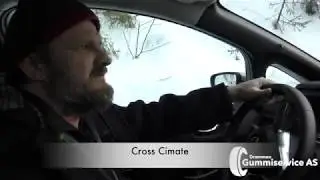 Drammen Gummiservice tester; MICHELIN CrossClimate!