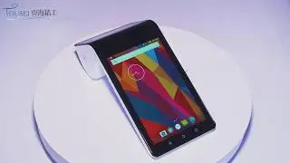 Tousei PT7003   All-in-One Android pos terminal with dual touch screen