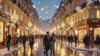 Sous les lumi&egrave;res d&rsquo;hiver &ndash; French Pop Christmas Song | Joyful Paris in December 🎄✨