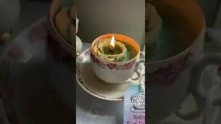 New Candles 💖 #teacup #tea #teacupcandle #teacupcandles #vintage #vintagestyle #pastelaesthetic