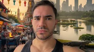 Tailandia (Bangkok) es otro mundo. Comida, Gimnasio, Animales Exóticos, Riqueza, Pobreza, Transporte