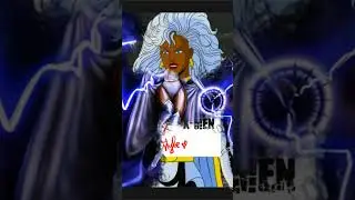 Watch me turn X-Men Storm in my style #art #digitalart #storm #trending #shorts