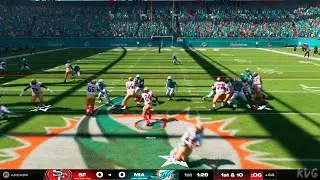 Madden NFL 25 - San Francisco 49ers vs Miami Dolphins - Gameplay (PS5 UHD) [4K60FPS]