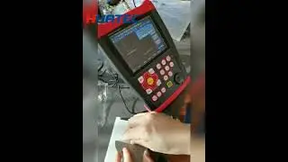 HUATEC Ultrasonic Flaw Detector HUATEC FD620 make calibration with V2 block