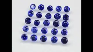 Сапфір синій круг 3,4 мм diffusionЗ here www.nvovkjewelry.com.ua #spinel