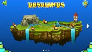 Играю в Geometry Dash World #2 Прошёл первый остров.