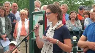 Onthulling beeld fan de Klaine Gerryt Kaizer in Ouwe-Syl - deel 1