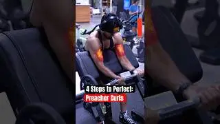 4 Steps to Perfect: Preacher Curls ⚠️ #biceps