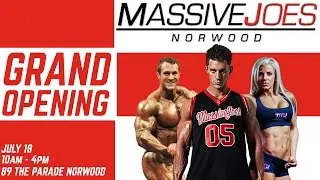 MassiveJoes Norwood GRAND OPENING Event Details! Saturday July 18 10am - 4pm! MassiveJoes.com