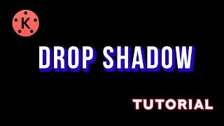 Drop Shadow Text Easy Kinemaster Tutorial || How to Drop Shadow Text