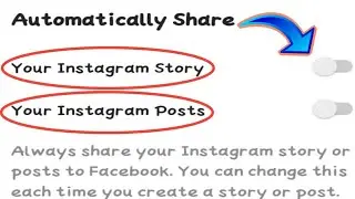 How to turn off instagram story & post automatically share to facebook 2022//share story on facebook