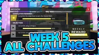 ⭐️ALL WEEK 5 CHALLENGES!⭐️ | Mad City | Roblox