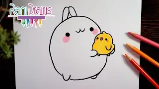 Cómo dibujar a MOLANG y PIU PIU - Paso a paso